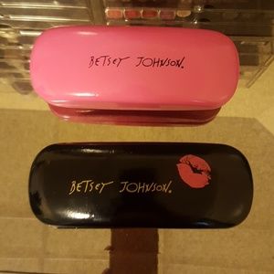 2 Betsey Johnson Glasses Sunglasses Cases